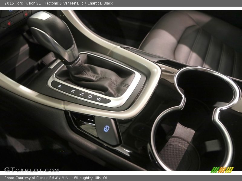 Tectonic Silver Metallic / Charcoal Black 2015 Ford Fusion SE