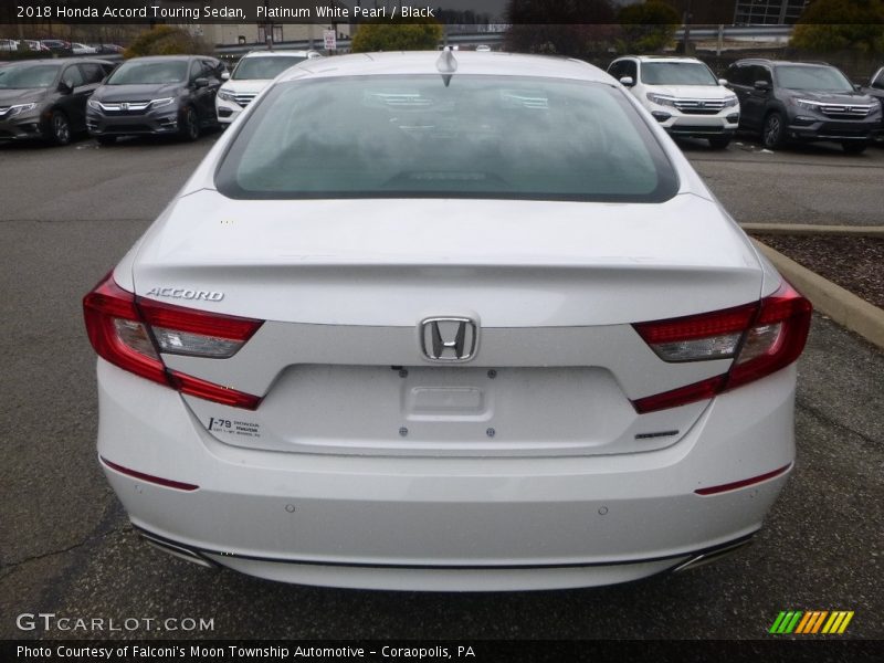 Platinum White Pearl / Black 2018 Honda Accord Touring Sedan