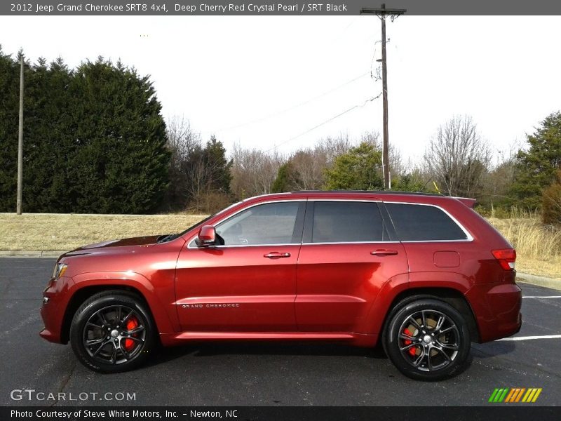 Deep Cherry Red Crystal Pearl / SRT Black 2012 Jeep Grand Cherokee SRT8 4x4