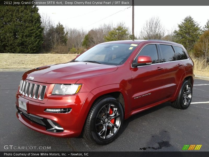 Deep Cherry Red Crystal Pearl / SRT Black 2012 Jeep Grand Cherokee SRT8 4x4