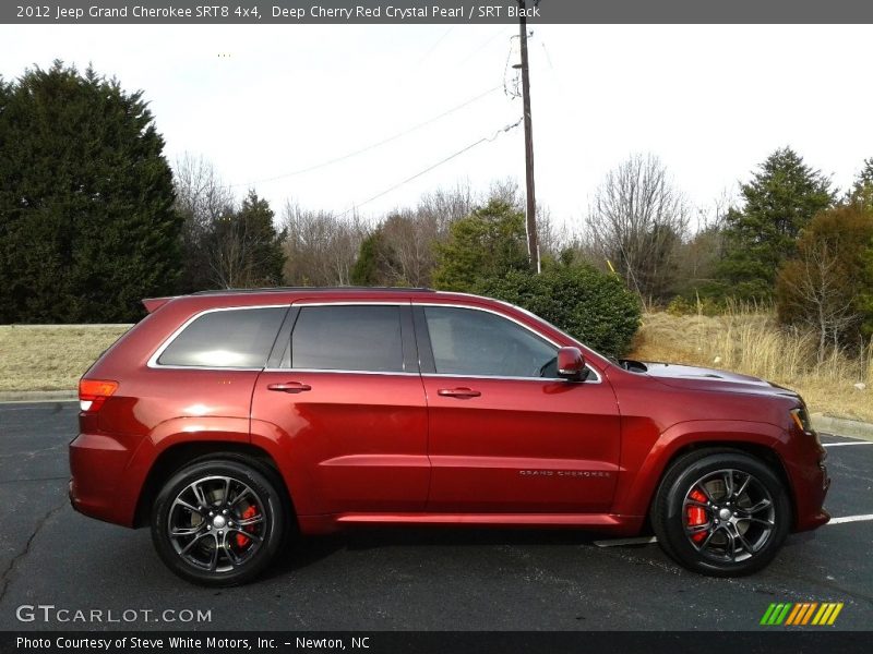 Deep Cherry Red Crystal Pearl / SRT Black 2012 Jeep Grand Cherokee SRT8 4x4