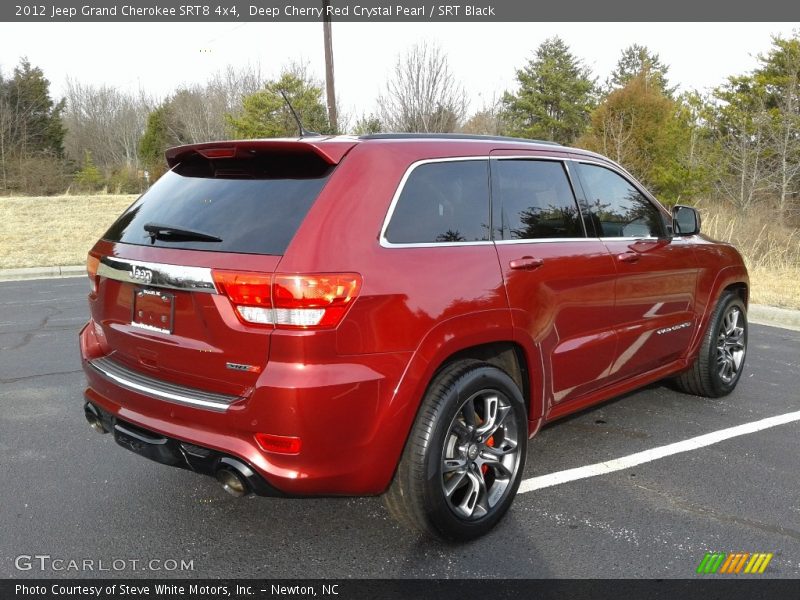 Deep Cherry Red Crystal Pearl / SRT Black 2012 Jeep Grand Cherokee SRT8 4x4