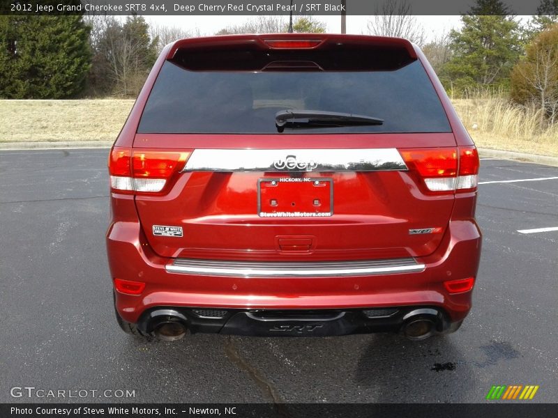 Deep Cherry Red Crystal Pearl / SRT Black 2012 Jeep Grand Cherokee SRT8 4x4