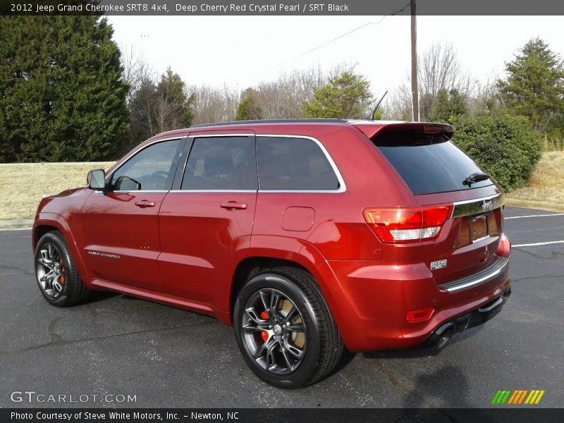 Deep Cherry Red Crystal Pearl / SRT Black 2012 Jeep Grand Cherokee SRT8 4x4