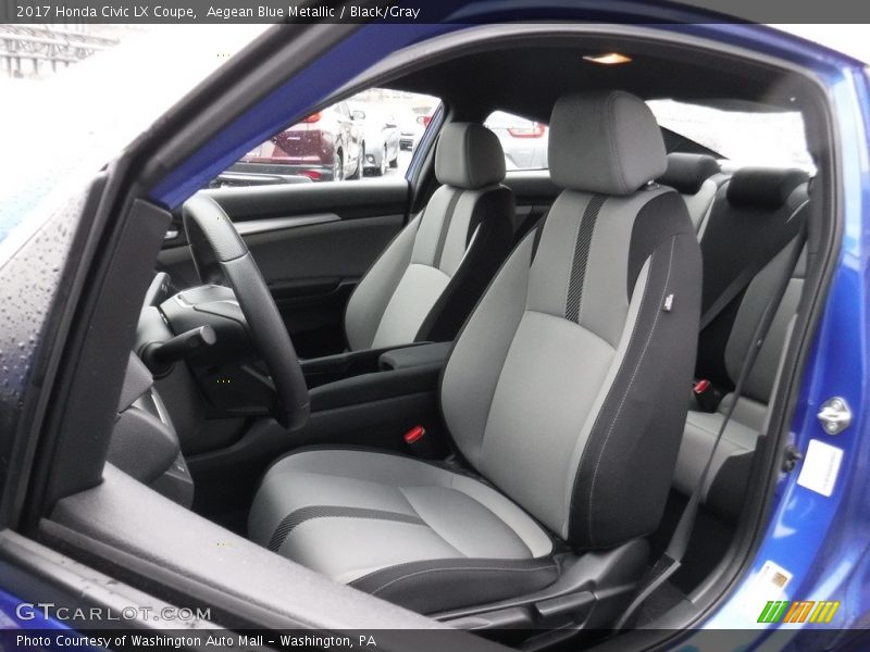 Front Seat of 2017 Civic LX Coupe