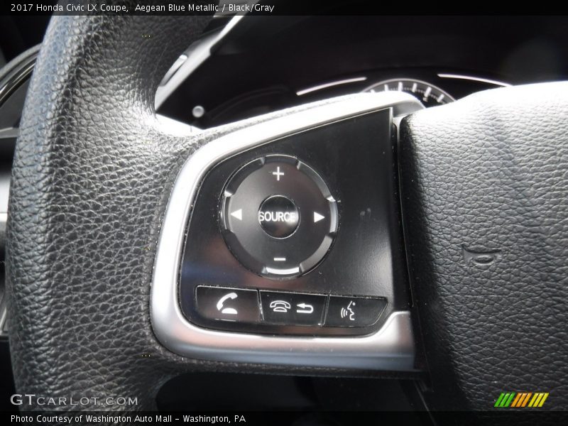 Controls of 2017 Civic LX Coupe