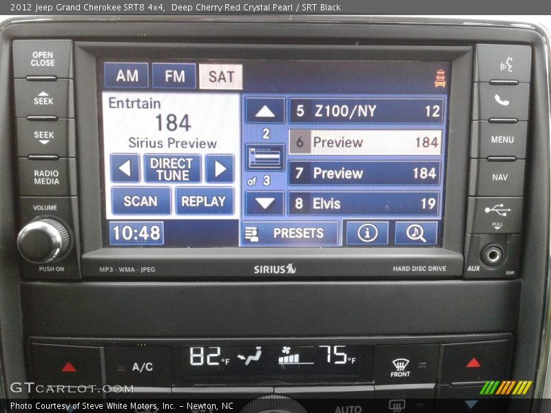 Deep Cherry Red Crystal Pearl / SRT Black 2012 Jeep Grand Cherokee SRT8 4x4