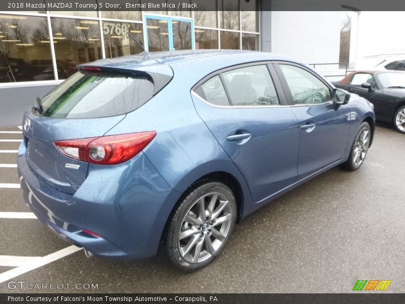 Eternal Blue Mica / Black 2018 Mazda MAZDA3 Touring 5 Door