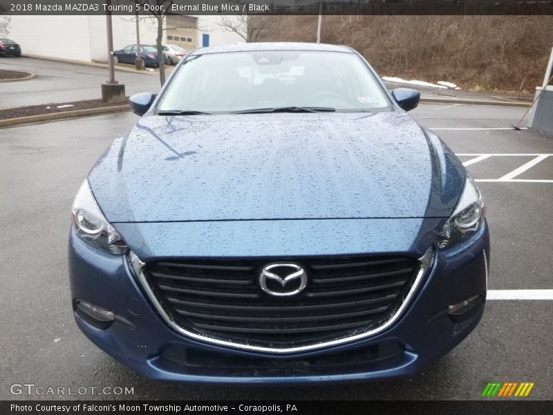 Eternal Blue Mica / Black 2018 Mazda MAZDA3 Touring 5 Door