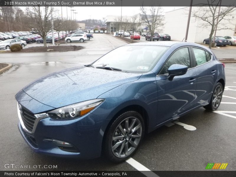 Eternal Blue Mica / Black 2018 Mazda MAZDA3 Touring 5 Door