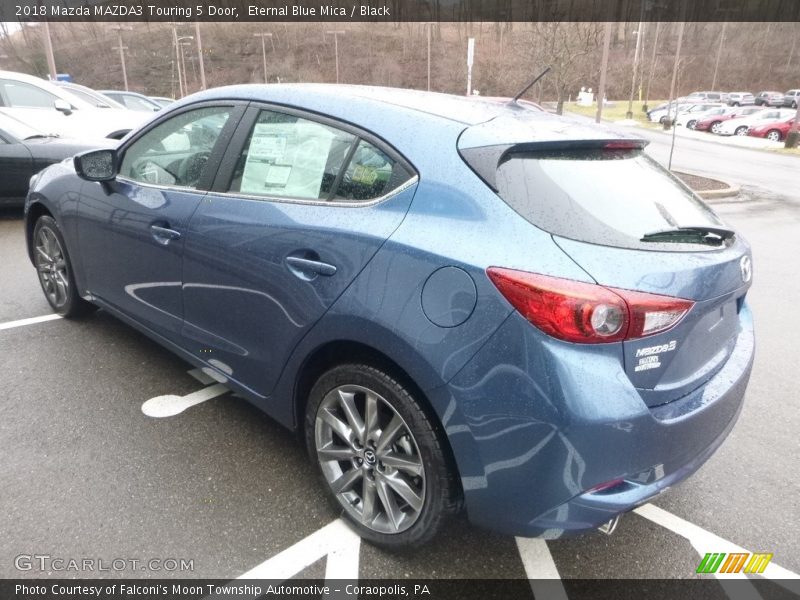 Eternal Blue Mica / Black 2018 Mazda MAZDA3 Touring 5 Door