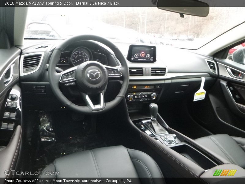 Eternal Blue Mica / Black 2018 Mazda MAZDA3 Touring 5 Door