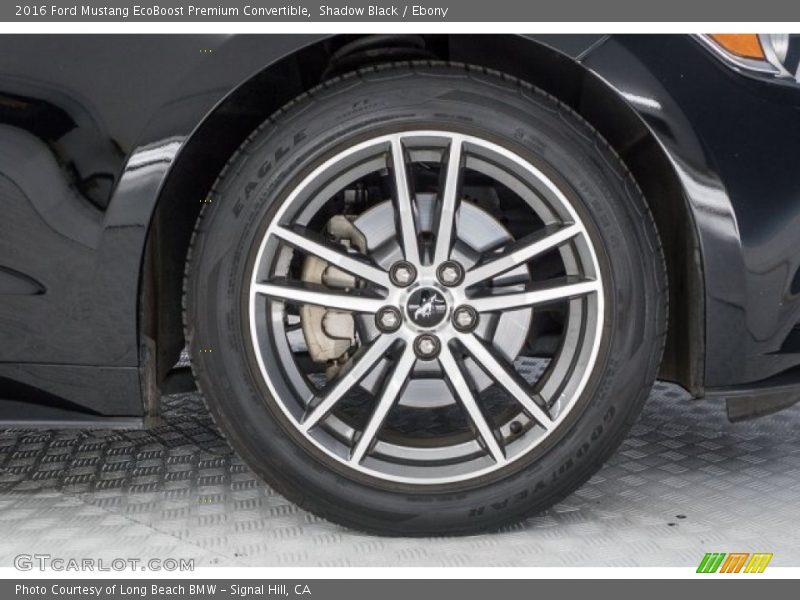 Shadow Black / Ebony 2016 Ford Mustang EcoBoost Premium Convertible