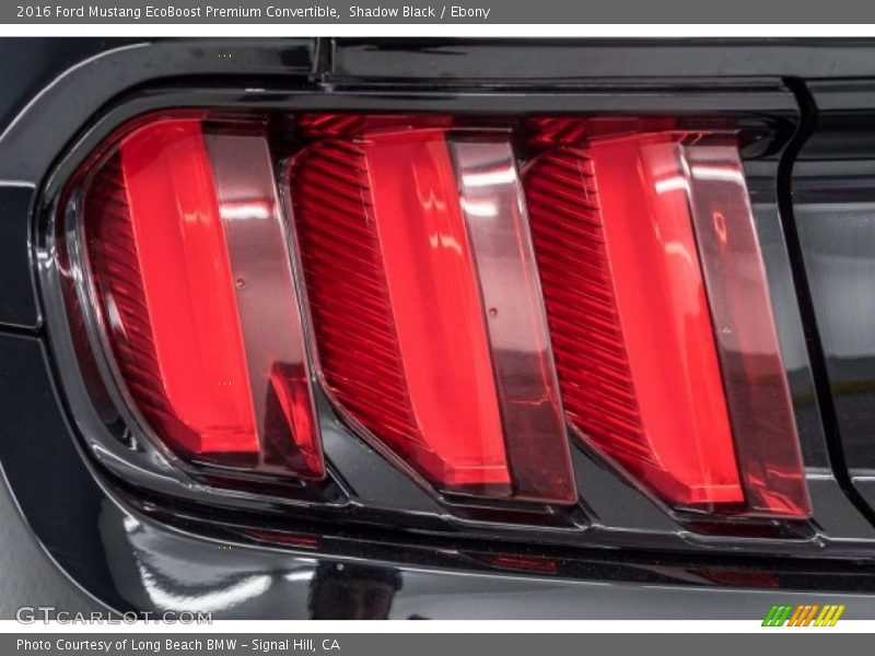 Shadow Black / Ebony 2016 Ford Mustang EcoBoost Premium Convertible
