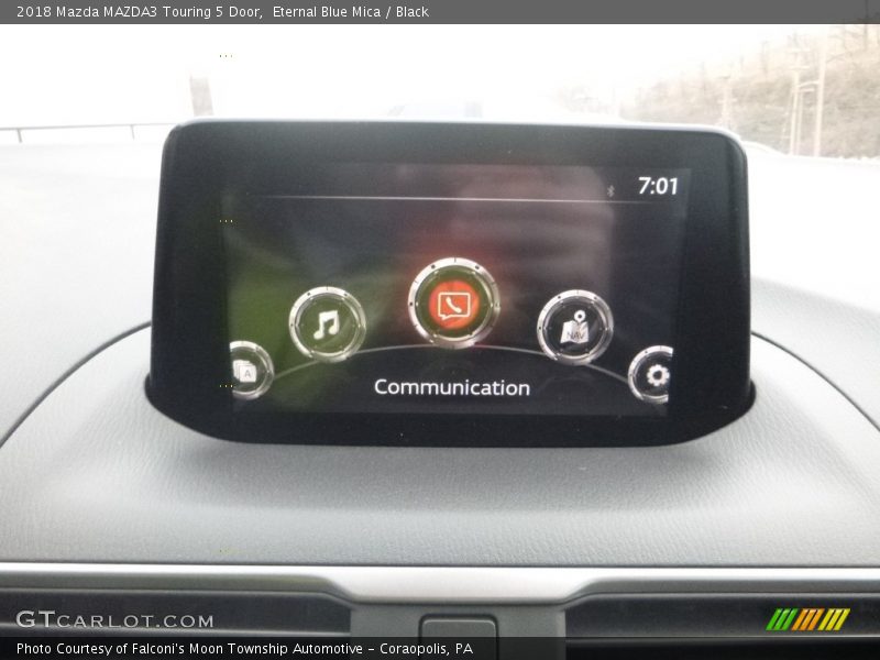 Eternal Blue Mica / Black 2018 Mazda MAZDA3 Touring 5 Door