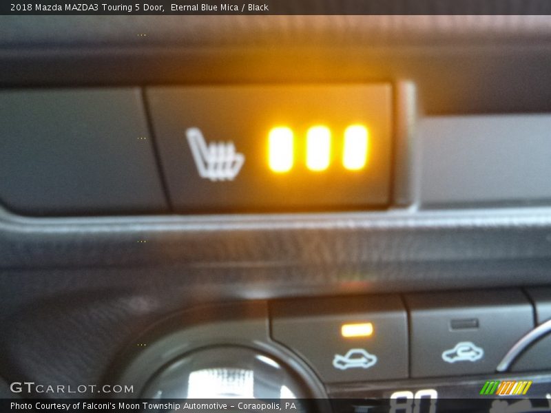 Eternal Blue Mica / Black 2018 Mazda MAZDA3 Touring 5 Door