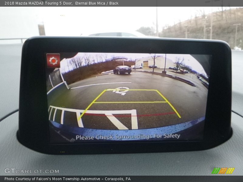 Eternal Blue Mica / Black 2018 Mazda MAZDA3 Touring 5 Door