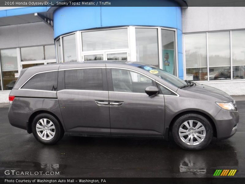 Smoky Topaz Metallic / Truffle 2016 Honda Odyssey EX-L