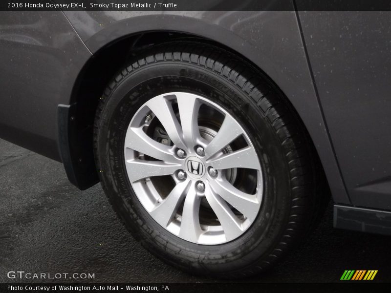 Smoky Topaz Metallic / Truffle 2016 Honda Odyssey EX-L
