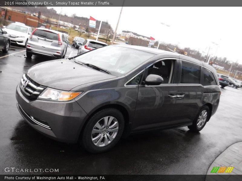 Smoky Topaz Metallic / Truffle 2016 Honda Odyssey EX-L