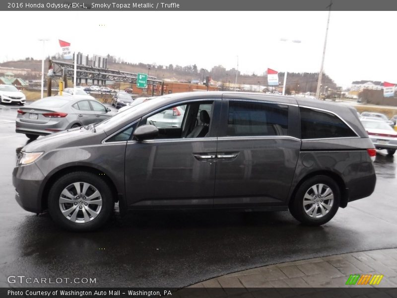Smoky Topaz Metallic / Truffle 2016 Honda Odyssey EX-L