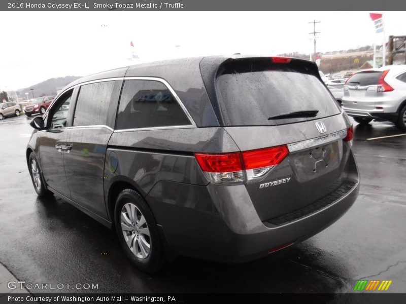 Smoky Topaz Metallic / Truffle 2016 Honda Odyssey EX-L