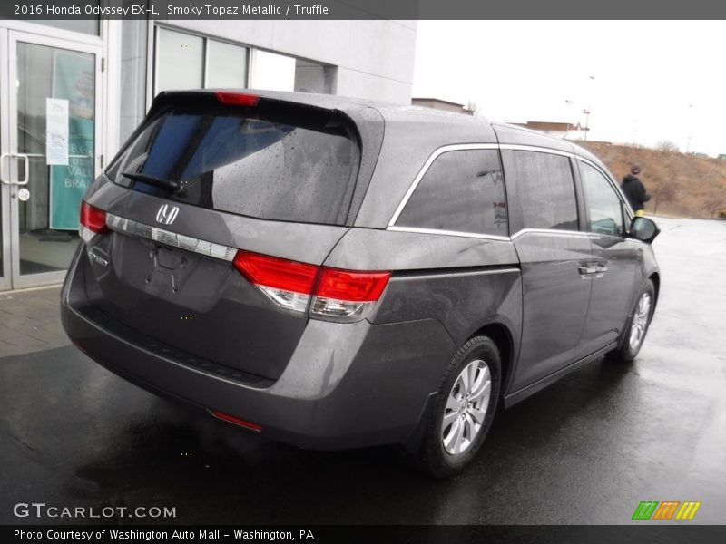 Smoky Topaz Metallic / Truffle 2016 Honda Odyssey EX-L