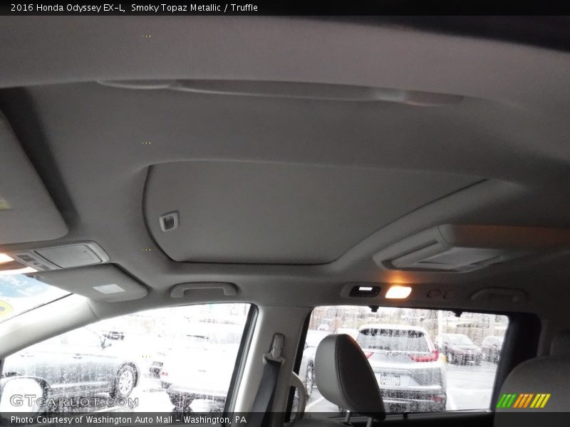 Smoky Topaz Metallic / Truffle 2016 Honda Odyssey EX-L