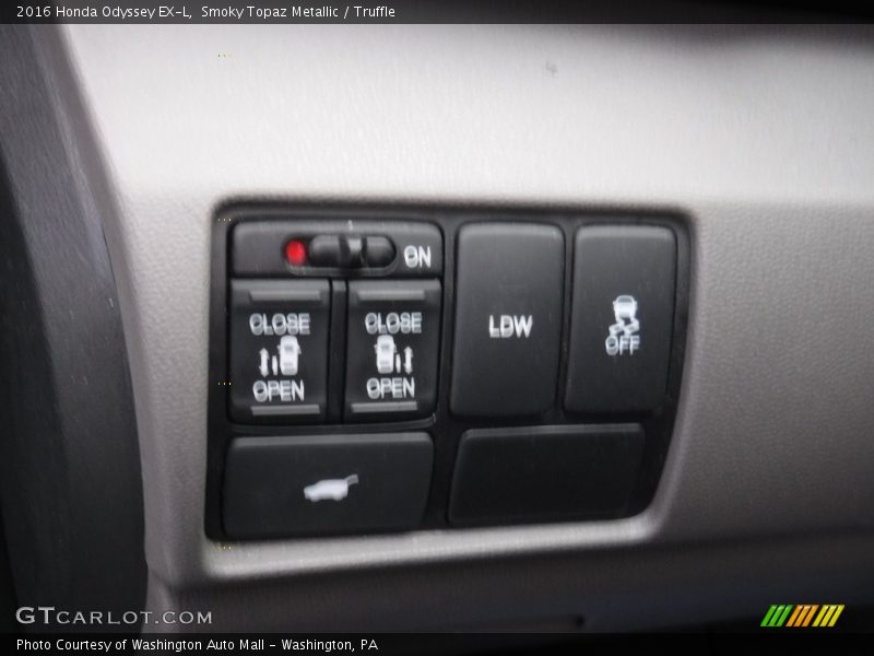 Smoky Topaz Metallic / Truffle 2016 Honda Odyssey EX-L