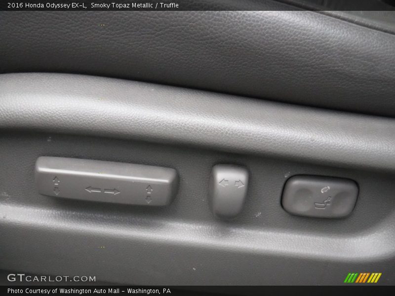 Smoky Topaz Metallic / Truffle 2016 Honda Odyssey EX-L