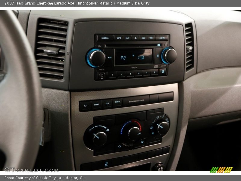 Bright Silver Metallic / Medium Slate Gray 2007 Jeep Grand Cherokee Laredo 4x4