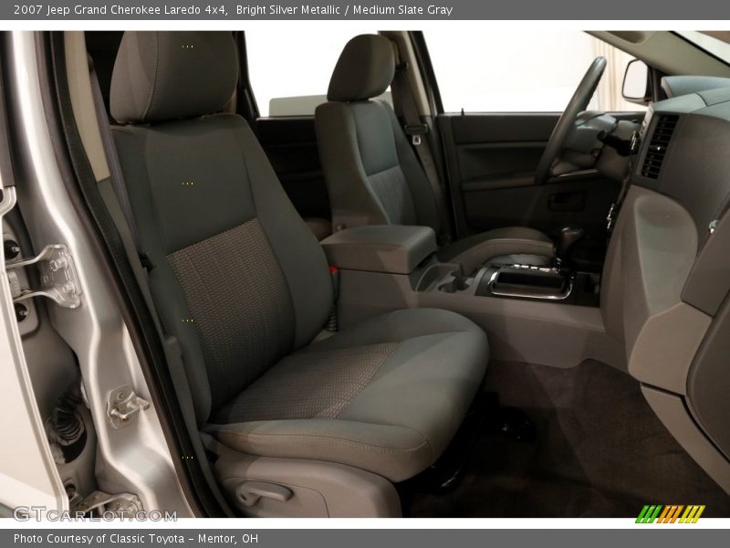 Bright Silver Metallic / Medium Slate Gray 2007 Jeep Grand Cherokee Laredo 4x4