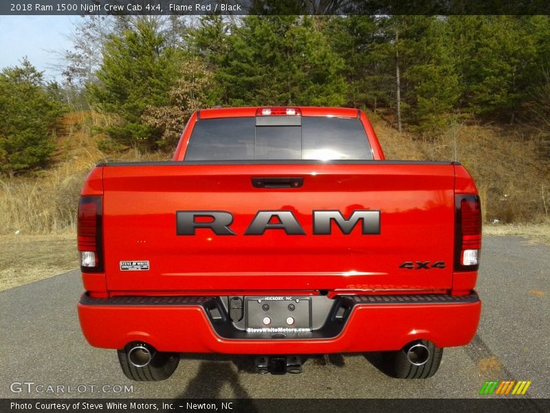 Flame Red / Black 2018 Ram 1500 Night Crew Cab 4x4