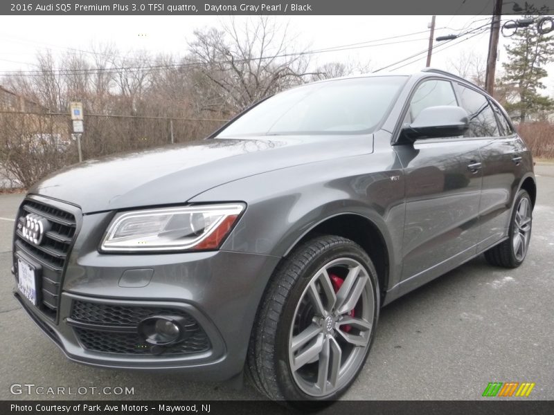 Daytona Gray Pearl / Black 2016 Audi SQ5 Premium Plus 3.0 TFSI quattro