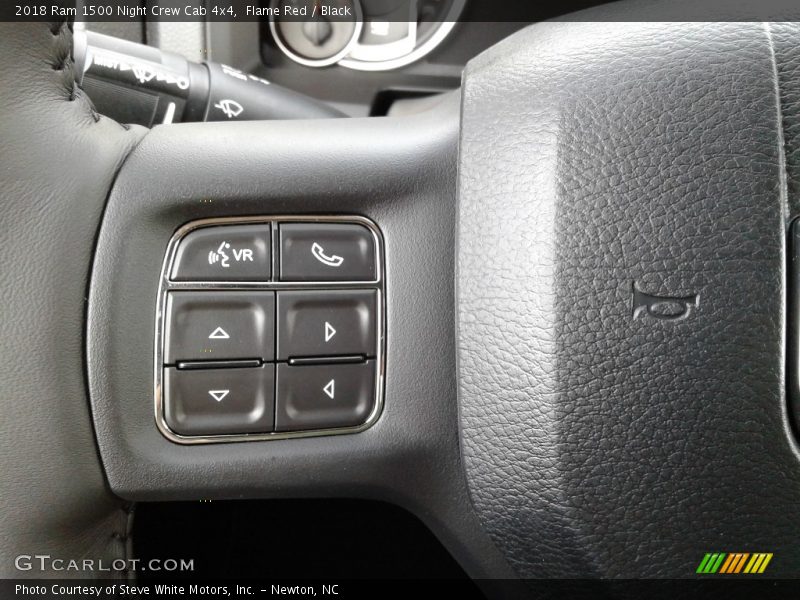 Flame Red / Black 2018 Ram 1500 Night Crew Cab 4x4