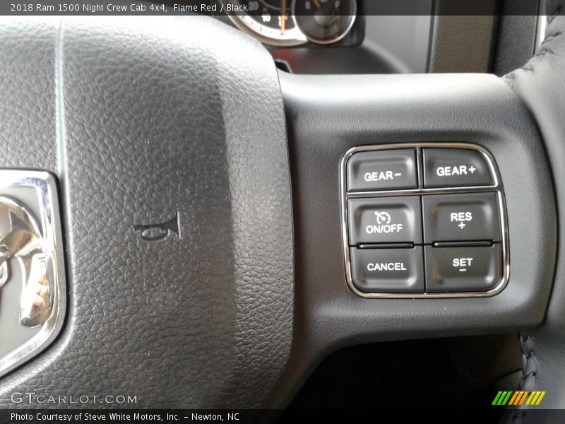 Flame Red / Black 2018 Ram 1500 Night Crew Cab 4x4