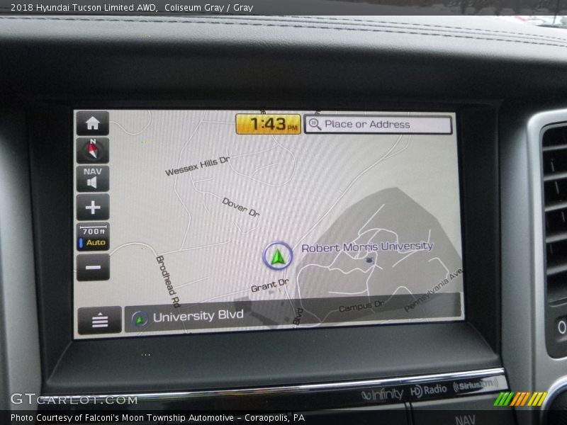 Coliseum Gray / Gray 2018 Hyundai Tucson Limited AWD