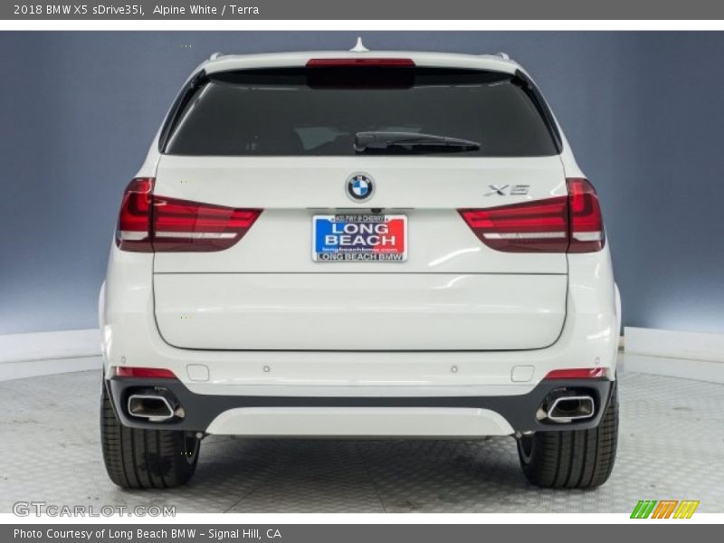 Alpine White / Terra 2018 BMW X5 sDrive35i