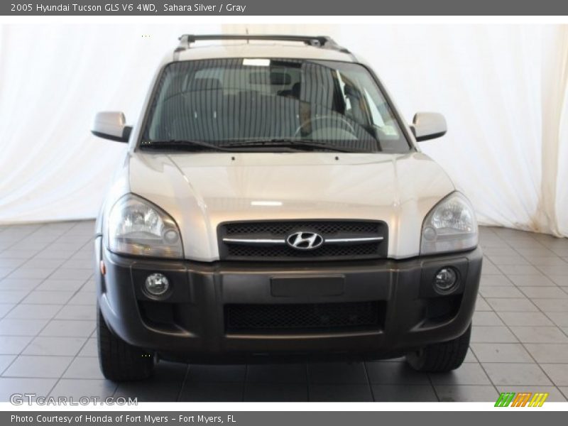 Sahara Silver / Gray 2005 Hyundai Tucson GLS V6 4WD