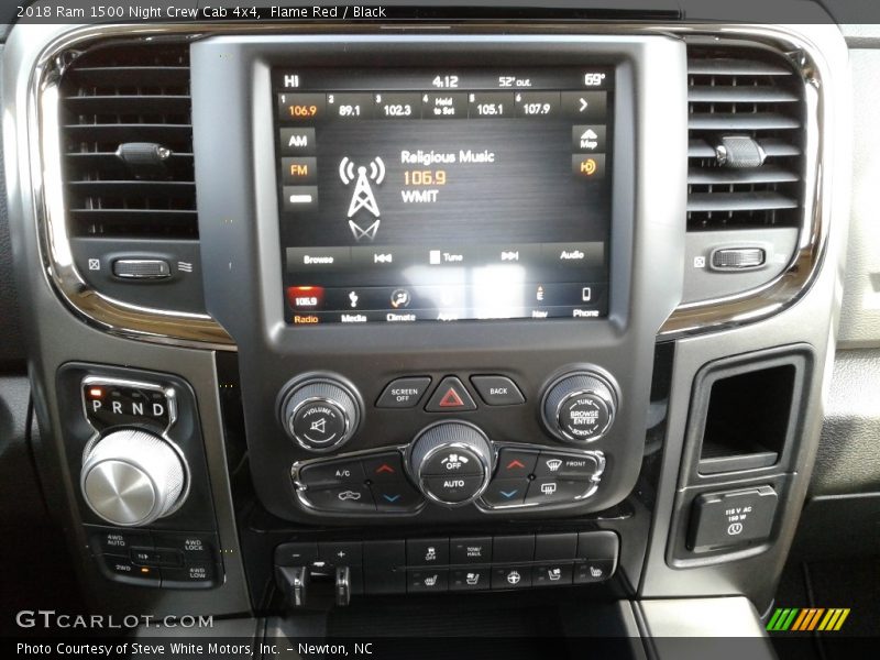 Flame Red / Black 2018 Ram 1500 Night Crew Cab 4x4