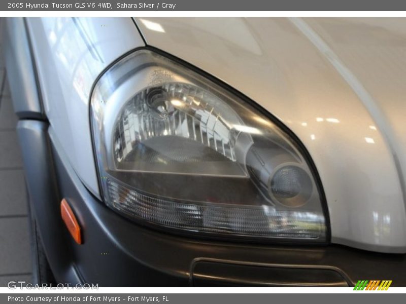 Sahara Silver / Gray 2005 Hyundai Tucson GLS V6 4WD