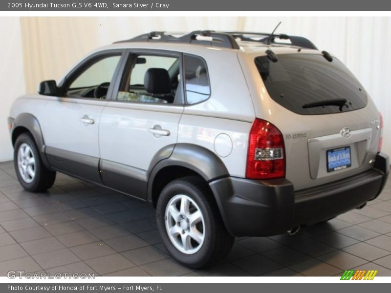 Sahara Silver / Gray 2005 Hyundai Tucson GLS V6 4WD