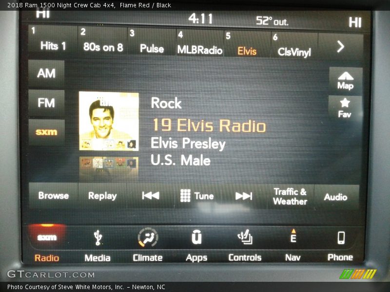 Flame Red / Black 2018 Ram 1500 Night Crew Cab 4x4