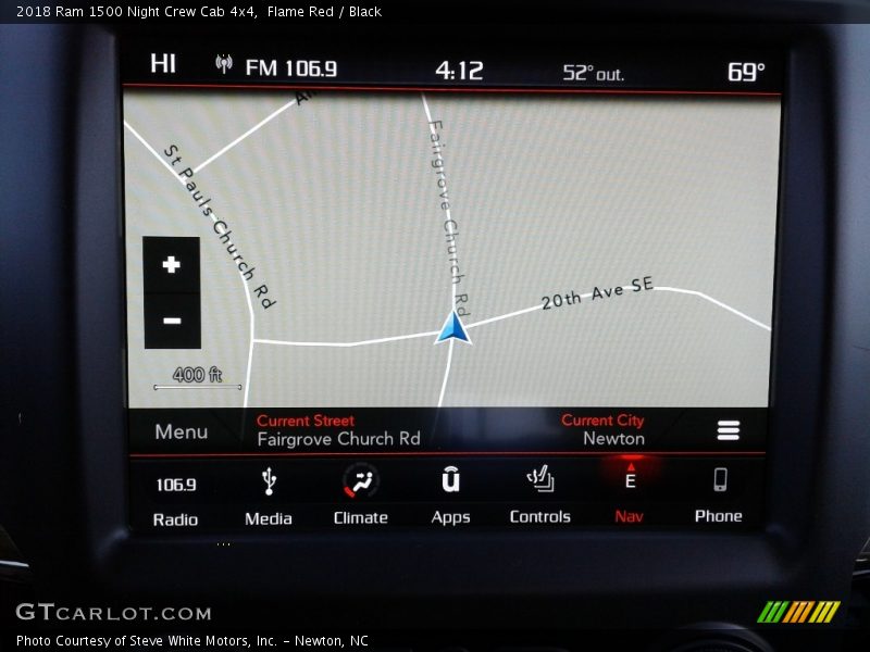 Flame Red / Black 2018 Ram 1500 Night Crew Cab 4x4