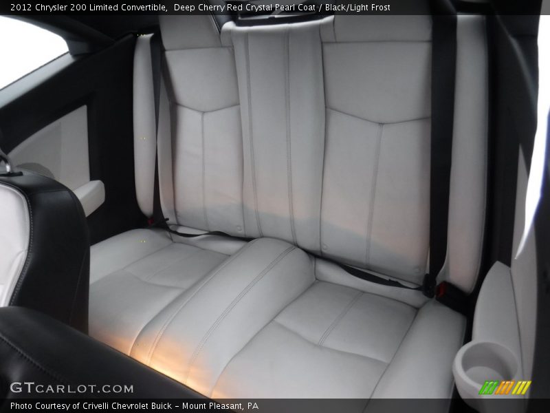 Deep Cherry Red Crystal Pearl Coat / Black/Light Frost 2012 Chrysler 200 Limited Convertible