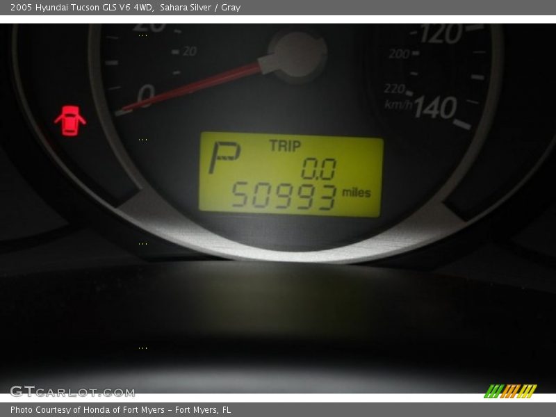 Sahara Silver / Gray 2005 Hyundai Tucson GLS V6 4WD