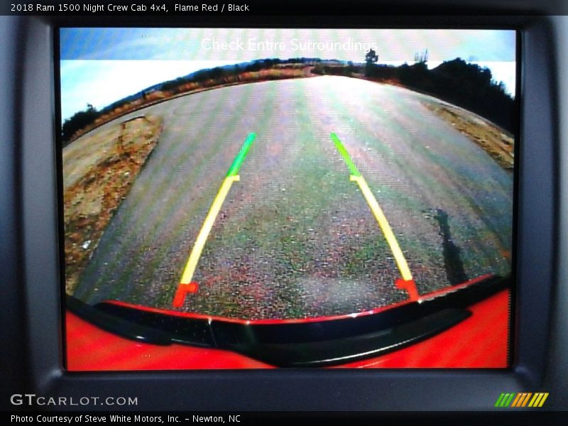 Flame Red / Black 2018 Ram 1500 Night Crew Cab 4x4