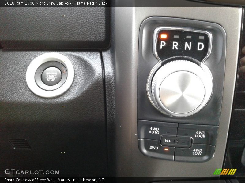 Flame Red / Black 2018 Ram 1500 Night Crew Cab 4x4
