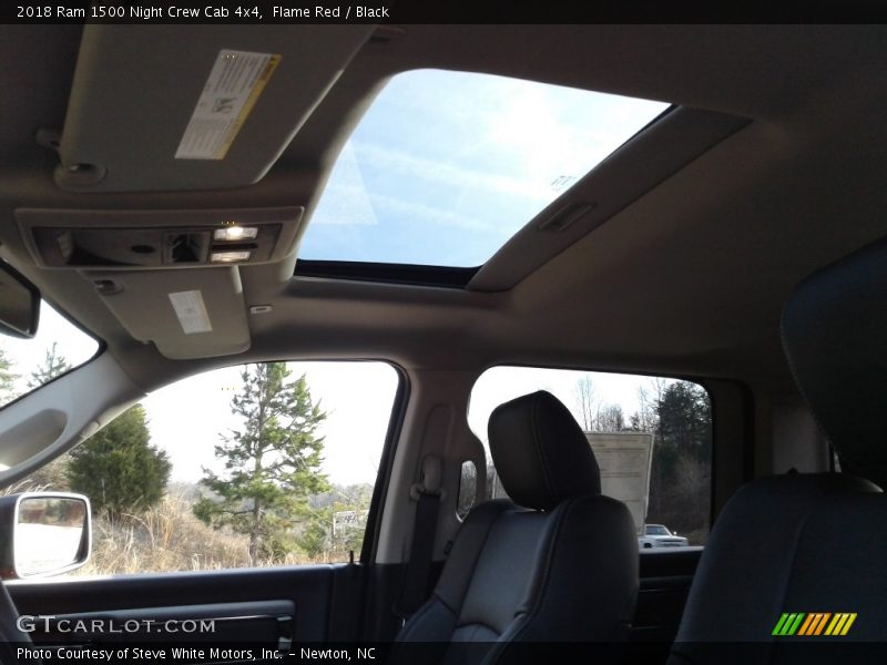 Flame Red / Black 2018 Ram 1500 Night Crew Cab 4x4