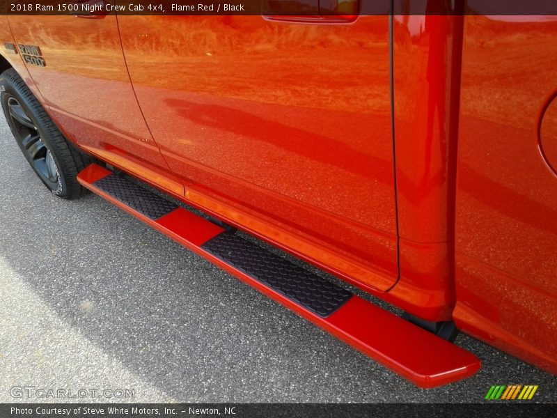 Flame Red / Black 2018 Ram 1500 Night Crew Cab 4x4
